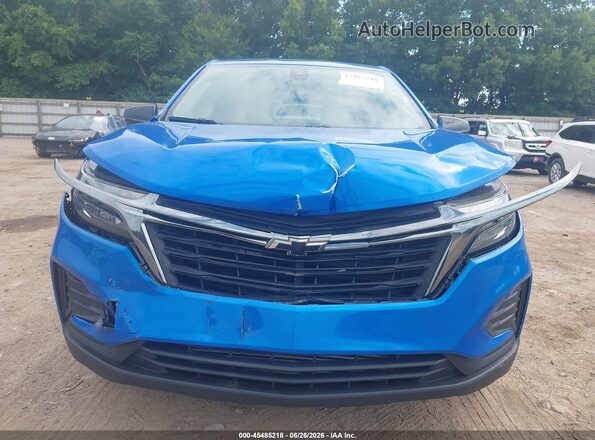 3GNAXHEG3RL234516 2024 CHEVROLET EQUINOX Blue Вид щитка приладів
