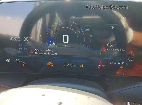 3GNAXHEG3SL147267 2025 CHEVROLET EQUINOX Gray Vista del cuadro de instrumentos