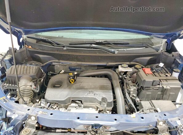3GNAXHEG3SL307163 2025 CHEVROLET EQUINOX Blue Engine compartment view