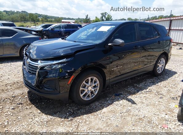 3GNAXHEG5PL190550 2023 CHEVROLET EQUINOX Черный Передняя левая четверть