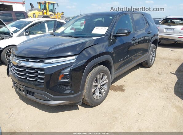 3GNAXHEG5SL138263 2025 CHEVROLET EQUINOX Черный Передняя левая четверть