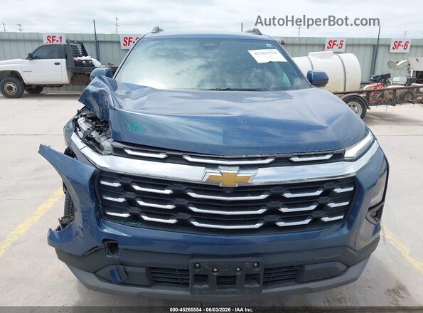 3GNAXHEG5SL173286 2025 CHEVROLET EQUINOX Blue Instrument cluster view