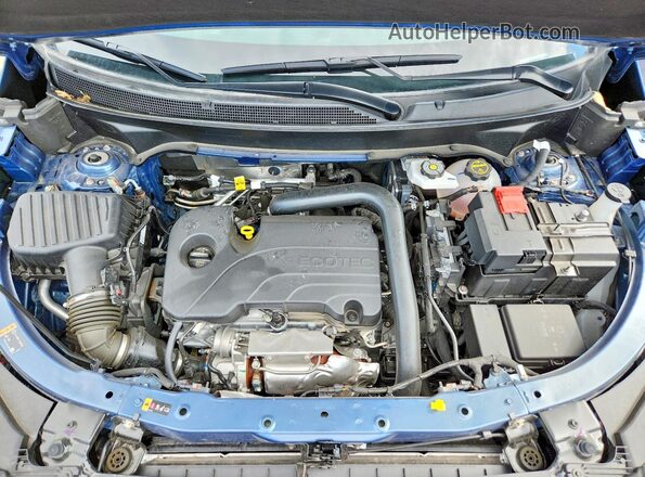 3GNAXHEG5SL258631 2025 CHEVROLET EQUINOX Blue ძრავის განყოფილების ხედი