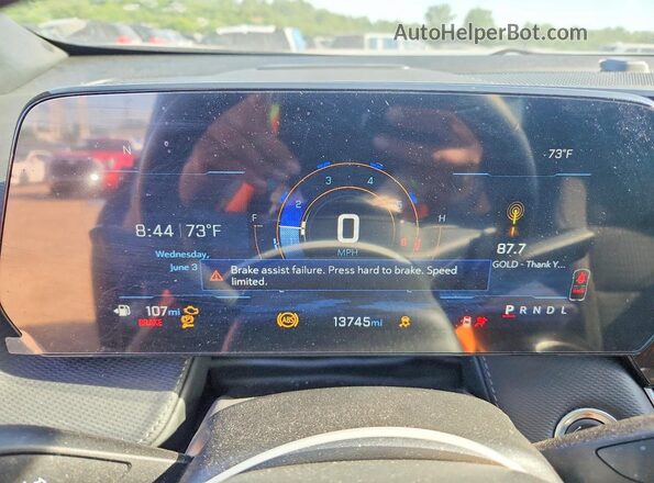 3GNAXHEG5TL213433 2026 CHEVROLET EQUINOX Black Widok zestawu wskaźników