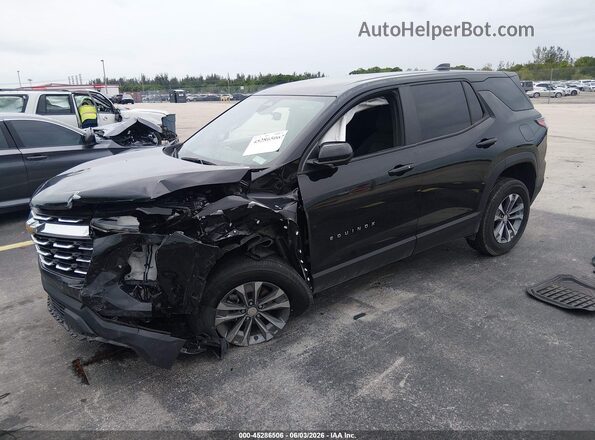 3GNAXHEG7SL100257 2025 CHEVROLET EQUINOX Black Front left