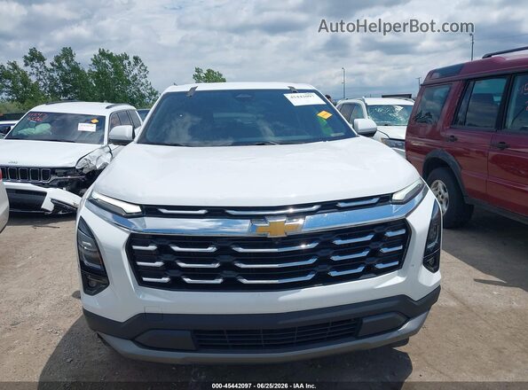 3GNAXHEG7SL115115 2025 CHEVROLET EQUINOX White Widok zestawu wskaźników