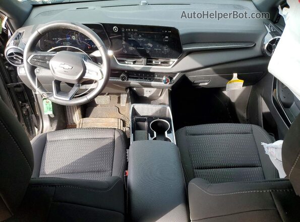 3GNAXHEG7SL191157 2025 CHEVROLET EQUINOX Black Dashboard view