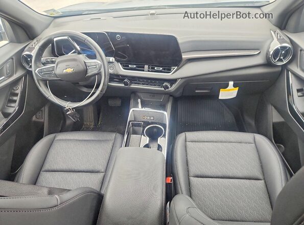 3GNAXHEG7SL257772 2025 CHEVROLET EQUINOX Blue Вид панелі приладів