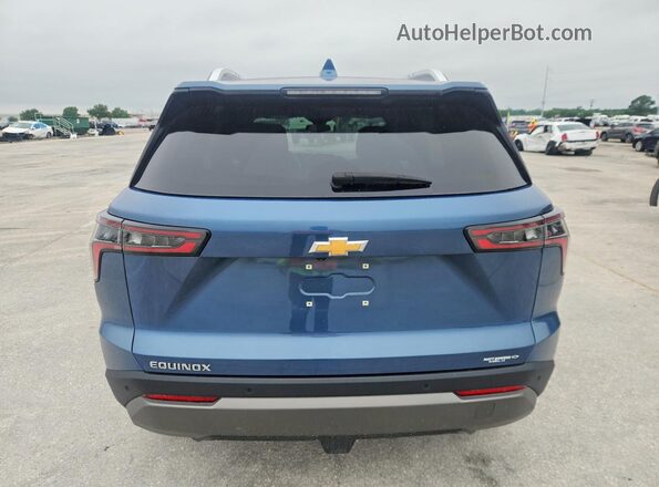 3GNAXHEG7SL257772 2025 CHEVROLET EQUINOX Blue Вид ззаду