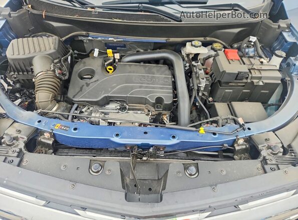 3GNAXHEG7SL257772 2025 CHEVROLET EQUINOX Blue Вид підкапотного простору