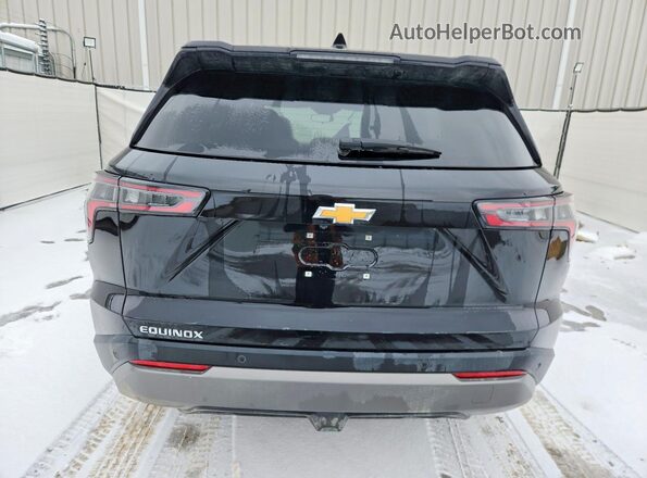 3GNAXHEG7SL313578 2025 CHEVROLET EQUINOX Black Widok z tyłu