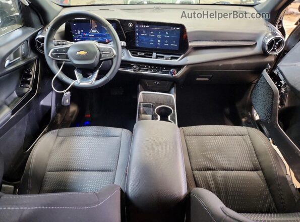 3GNAXHEG7SL313578 2025 CHEVROLET EQUINOX Black Widok deski rozdzielczej