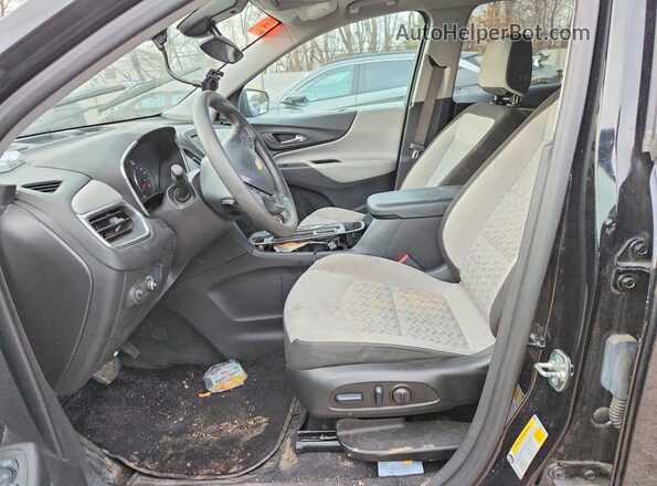 3GNAXHEG8RL216237 2024 CHEVROLET EQUINOX Black Вид салону спереду