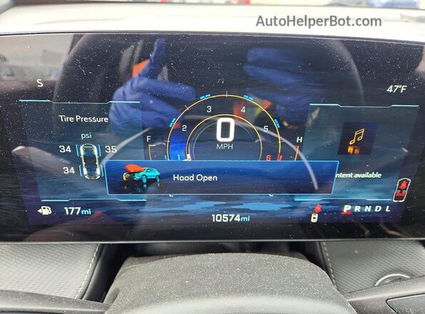 3GNAXHEG8SL231312 2025 CHEVROLET EQUINOX Белый Вид щитка приборов