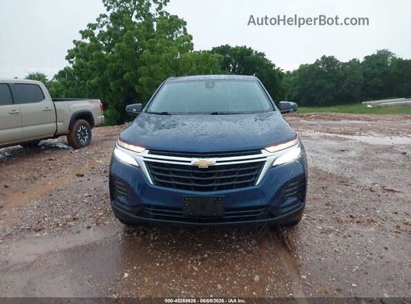3GNAXHEG9PL101840 2023 CHEVROLET EQUINOX Blue ხელსაწყოთა პანელის ხედი