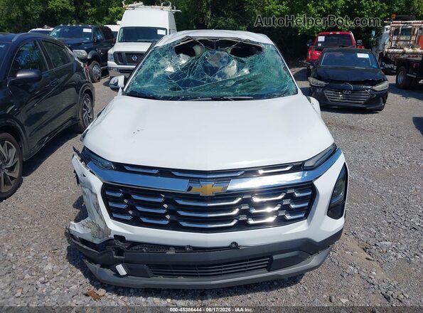 3GNAXHEG9SL207066 2025 CHEVROLET EQUINOX Белый Вид панели приборов