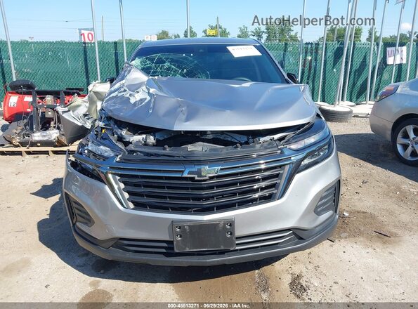 3GNAXHEGXRL333947 2024 CHEVROLET EQUINOX Silver Vista frontal