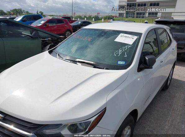 3GNAXHEV0LS585332 2020 CHEVROLET EQUINOX White Դիմացի տեսք