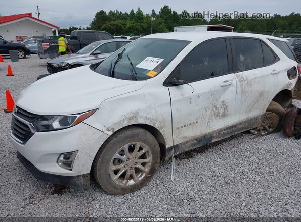 3GNAXHEV0MS135228 2021 CHEVROLET EQUINOX Белый Передняя левая четверть