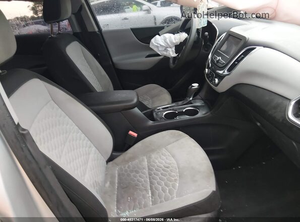 3GNAXHEV1LS633081 2020 CHEVROLET EQUINOX Silver Vista interior delantera
