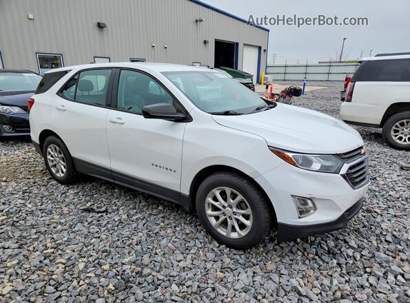3GNAXHEV2JS648685 2018 CHEVROLET EQUINOX Белый Передняя правая четверть