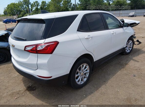 3GNAXHEV2MS145145 2021 CHEVROLET EQUINOX White Задня права чверть