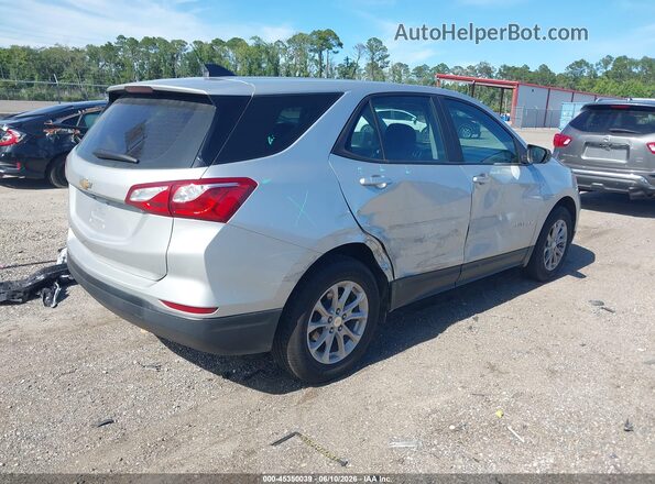 3GNAXHEV2MS150474 2021 CHEVROLET EQUINOX Silver Tył prawy
