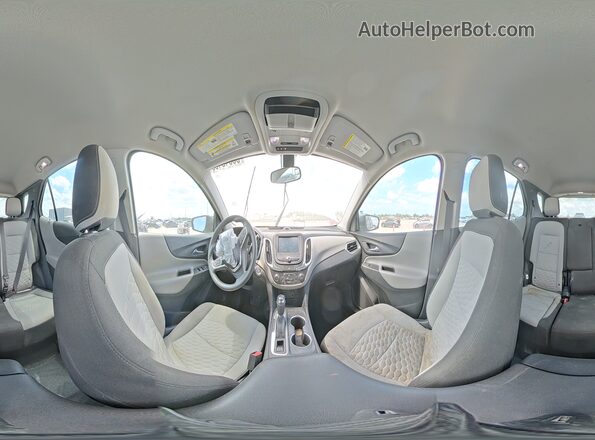 3GNAXHEV3JS554363 2018 CHEVROLET EQUINOX White Սալոնի 360 աստիճան տեսք