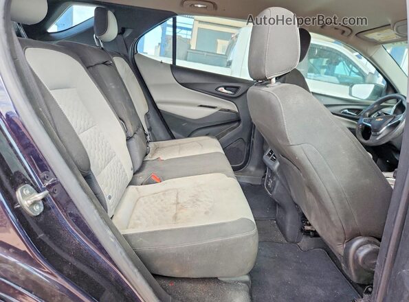 3GNAXHEV3LS592131 2020 CHEVROLET EQUINOX Blue Widok wnętrza z tyłu