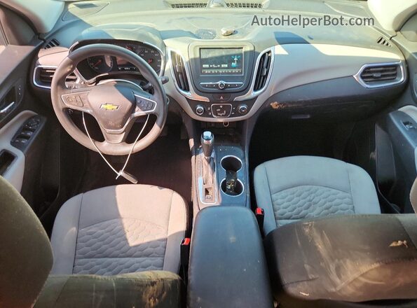 3GNAXHEV4JS635842 2018 CHEVROLET EQUINOX Silver Dashboard view
