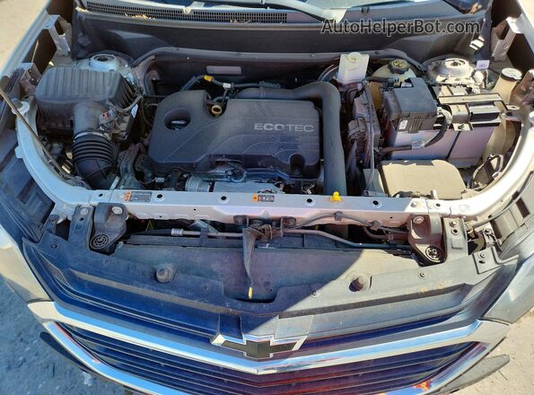 3GNAXHEV4JS635842 2018 CHEVROLET EQUINOX Silver Engine compartment view