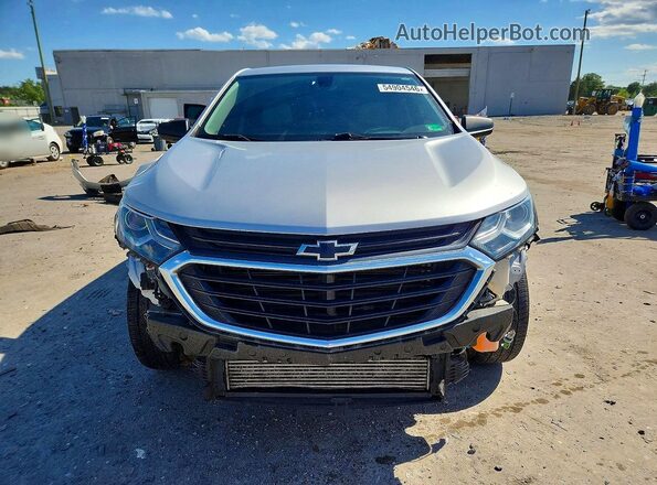 3GNAXHEV4JS635842 2018 CHEVROLET EQUINOX Silver Front view