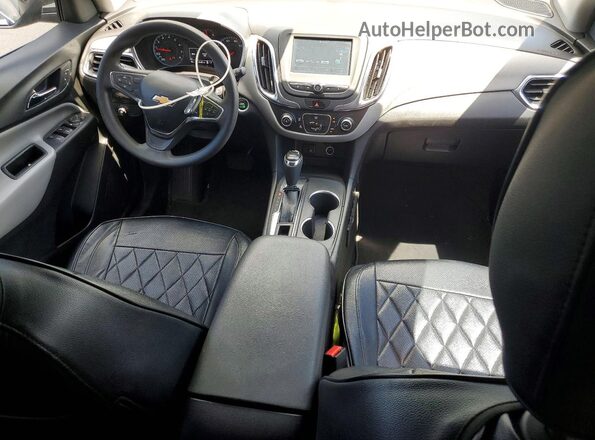 3GNAXHEV5JS550198 2018 CHEVROLET EQUINOX Gray Dashboard view
