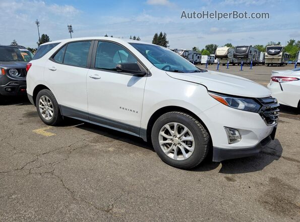3GNAXHEV6LS600464 2020 CHEVROLET EQUINOX White Delantero derecho