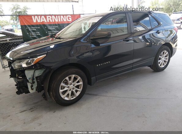 3GNAXHEV6LS640995 2020 CHEVROLET EQUINOX Blue Առջևի ձախ երեք քառորդ տեսարան