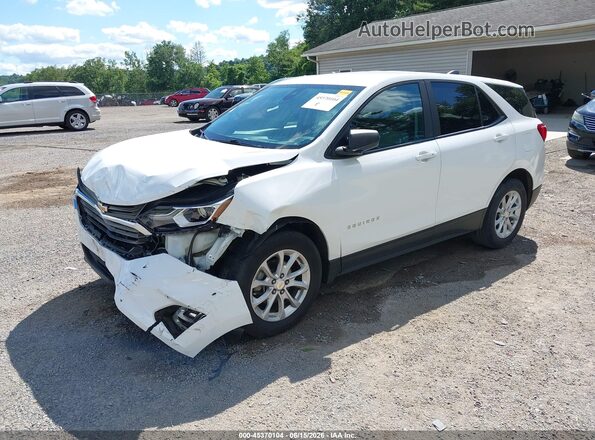 3GNAXHEV6LS736755 2020 CHEVROLET EQUINOX White Vista tres cuartos delantera izquierda