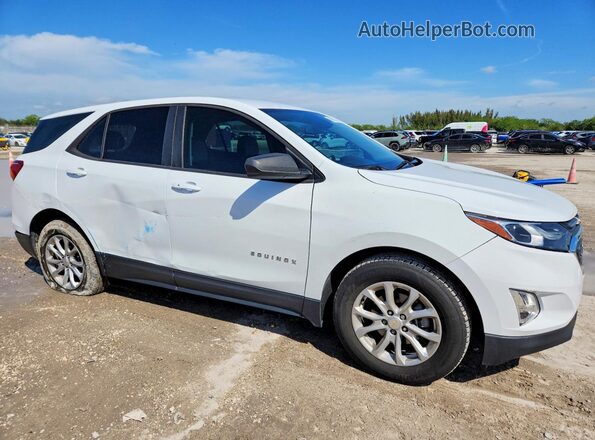 3GNAXHEV7LS650497 2020 CHEVROLET EQUINOX Белый Передняя правая четверть