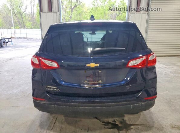 3GNAXHEV7LS680163 2020 CHEVROLET EQUINOX Blue Widok z tyłu