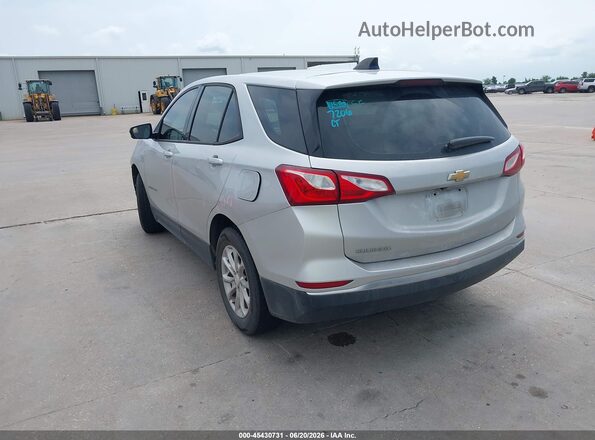 3GNAXHEV8JS571398 2018 CHEVROLET EQUINOX Silver Հետևի ձախ