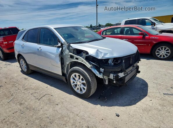 3GNAXHEV8LS555303 2020 CHEVROLET EQUINOX Silver Przód prawy