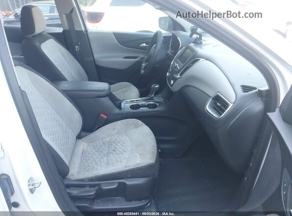 3GNAXHEV8LS727863 2020 CHEVROLET EQUINOX White Vista interior delantera