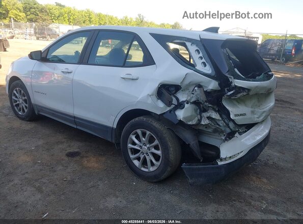 3GNAXHEV8LS727863 2020 CHEVROLET EQUINOX White Trasero izquierdo
