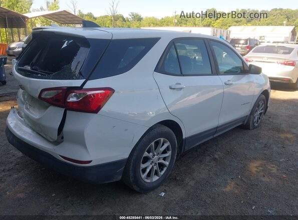 3GNAXHEV8LS727863 2020 CHEVROLET EQUINOX White Trasero derecho