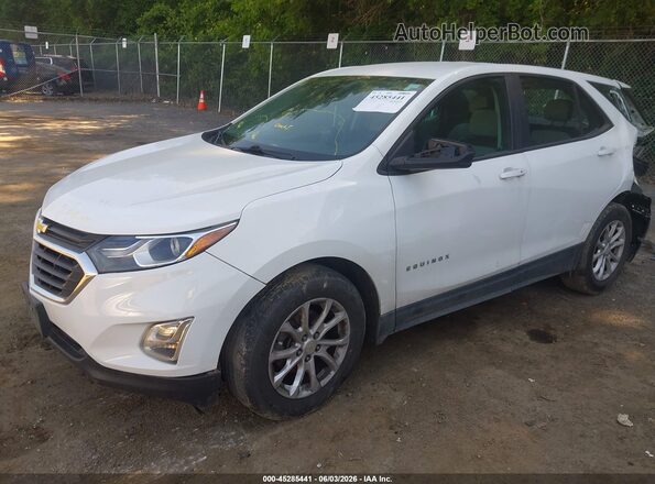 3GNAXHEV8LS727863 2020 CHEVROLET EQUINOX White Vista tres cuartos delantera izquierda