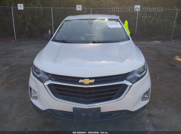 3GNAXHEV8LS727863 2020 CHEVROLET EQUINOX White Vista del cuadro de instrumentos