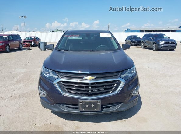 3GNAXHEV9JS502025 2018 CHEVROLET EQUINOX Dark Blue Widok zestawu wskaźników
