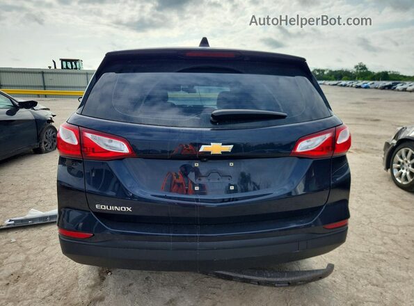 3GNAXHEVXLS679833 2020 CHEVROLET EQUINOX Black უკანა ხედი