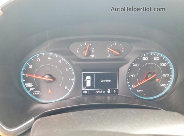 3GNAXHEVXLS696700 2020 CHEVROLET EQUINOX Белый Вид щитка приборов