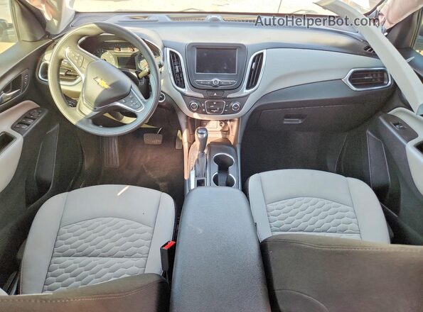 3GNAXHEVXLS696700 2020 CHEVROLET EQUINOX Белый Вид панели приборов