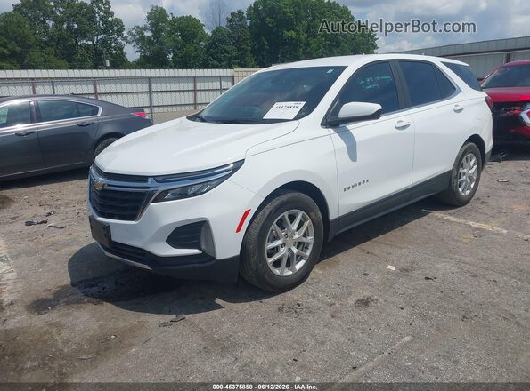 3GNAXJEG6PS171471 2023 CHEVROLET EQUINOX White წინა მარცხენა ხედი სამი მეოთხედიდან